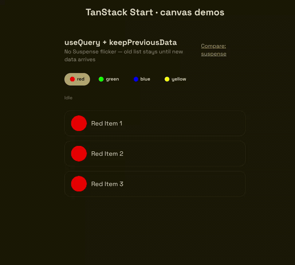 useQuery + keep previous data